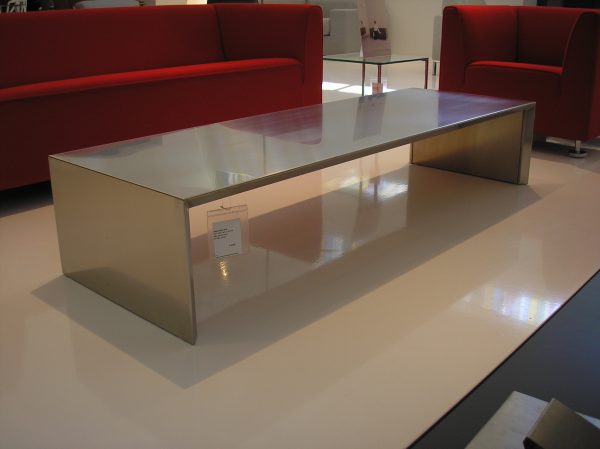 RVS meubel salontafel